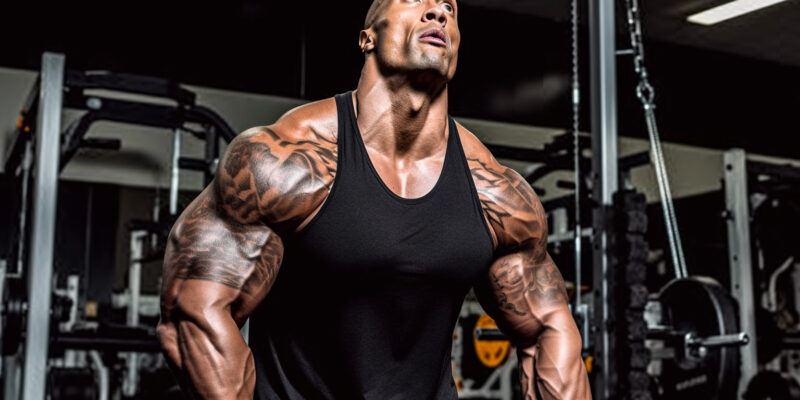 Das Brusttraining von The Rock 1