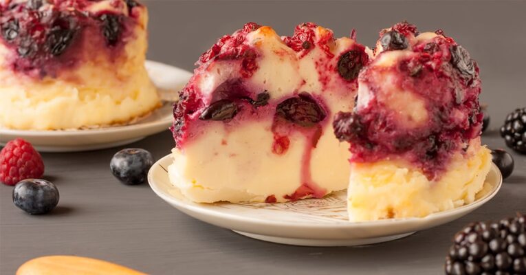Brombeer-Protein Cheesecakes 5
