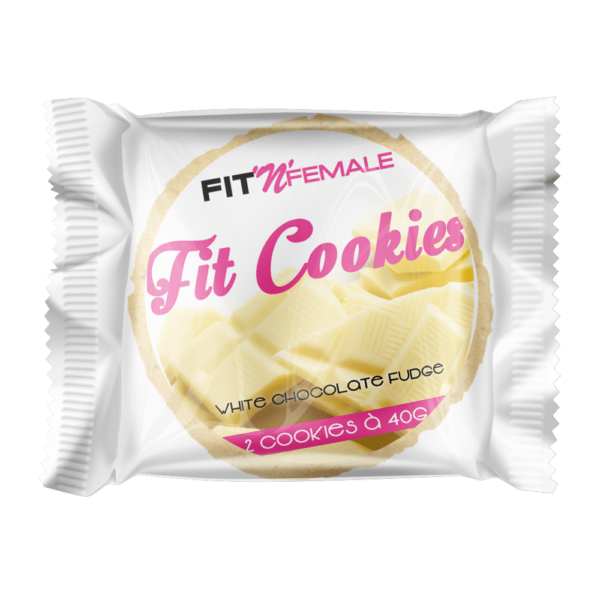 Fitness Cookies – White Chocolate Fudge 1
