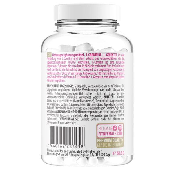 L-Carnitine + Greentea 3