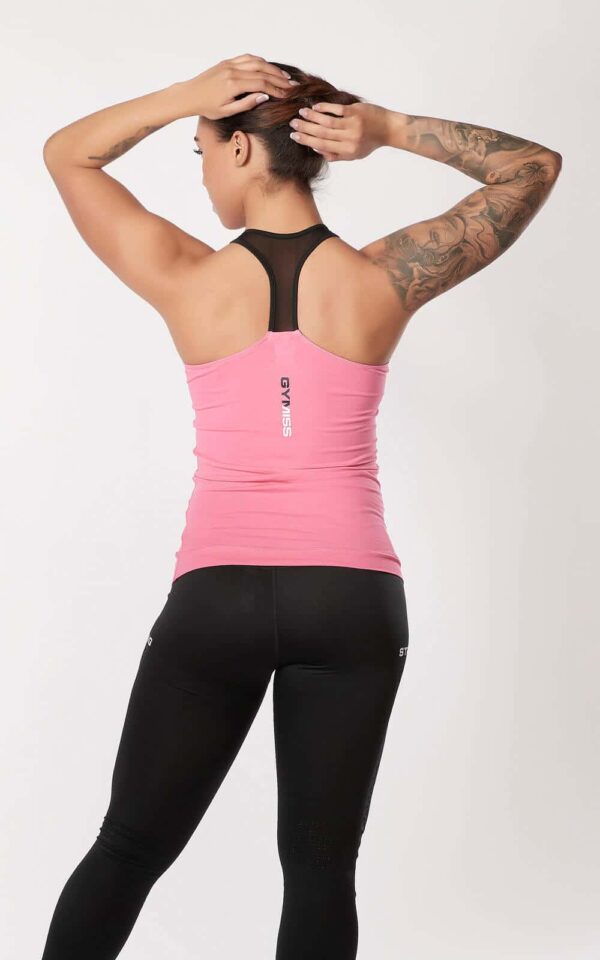 FITNFEMALE TANK MESH - Pink 2
